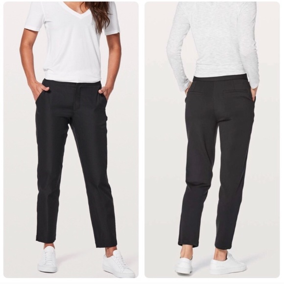 Lululemon Trek Trouser Pants Black Size 8 - Picture 3 of 15
